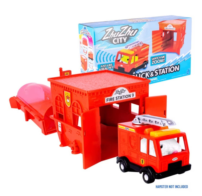 Zhu Zhu Pets straż pożarna i wóz