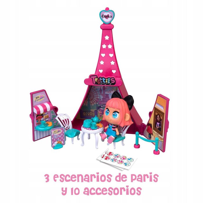 Trotties Sophie Mini : Sophie in Paris - lalka w Paryżu zestaw