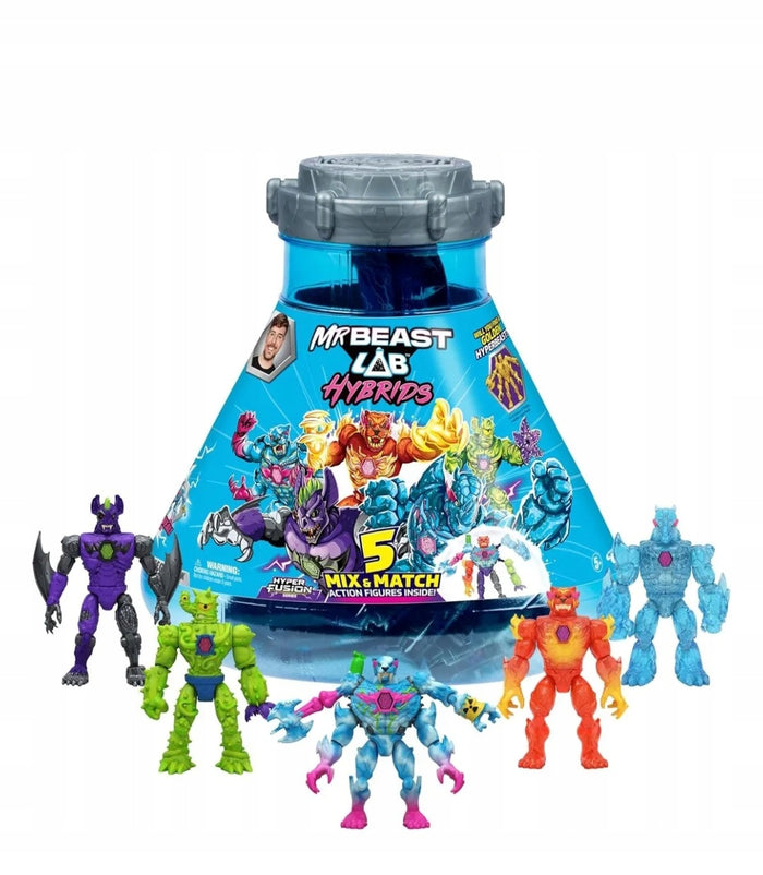 MrBeast Lab Hybrids Mega Pack - Zestaw 5 figurek Hyper Fusion